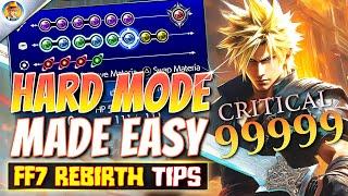 FF7 Rebirth  BEST Hard Mode Guide Tips and Tricks