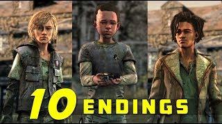 The Walking Dead Final Season  All Possible Endings Violet Louis & Tenns Fate