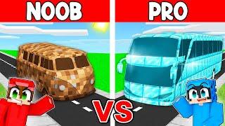 Minecraft NOOB vs PRO Otobüs Yapı Kapışması