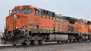 Colorado Joint Line Railfanning ft Insane Horn Noseless AC4400CW 5 Trains & More