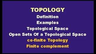 T2 TOPOLOGY  DefinitionExampleco-finite TopologyFinite complementTopological SpaceOpen Sets