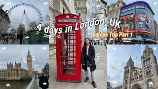 What to do in London UK  My 4 day trip to London  London eye Big Ben St. Pauls & more
