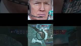 Trump and Biden play Rainbow Six Siege  #Shorts