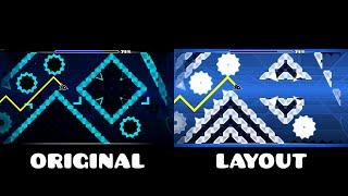 Sonic Wave Original vs Layout  Geometry Dash Comparison