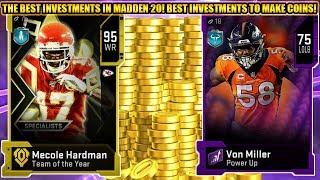 THE BEST INVESTMENTS IN MADDEN 20 THE BEST INVESTMENTS TO MAKE COINS  MADDEN 20 ULTIMATE TEAM