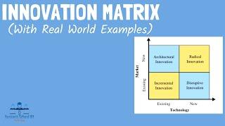 Innovation Matrix Incremental Disruptive Architectural Radical  From A Business Professor