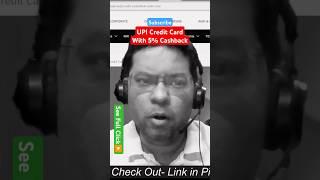 Best UPI Credit Card 2024  Best Cashback Credit Card  Best Rupay Card