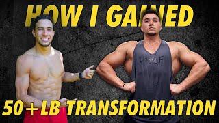 My 1 Year Natural Bulking Transformation