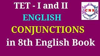 TNTET Paper 1 & 2 Conjunctions 8th Std English Book