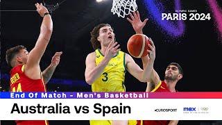 Australia vs Spain  BOOMERS BIG 3 DELIVER  Mens Basketball  Paris 2024 Olympics  #Paris2024