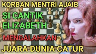 Beth Harmon Mikhail Tal Cantik dalam Film The Queens Gambit