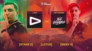 LOUD vs 100 Thieves - VCT Americas Stage 2 - W4D3 - Map 3