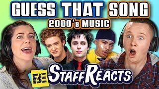 GUESS THAT SONG CHALLENGE 2000s SONGS ft. FBE STAFF