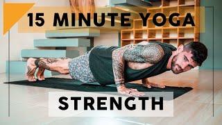 15 Minute Yoga Workout for True Strength  Breathe and Flow Yoga