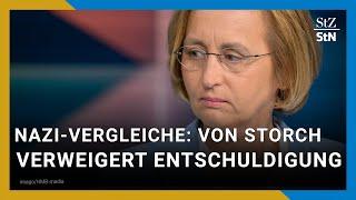 AfD-Politikerin von Storch verweigert Entschuldigung bei „Hart aber fair“