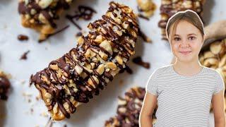 FROZEN BANANA SNACK BARS  Cooking with Katie