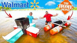 $500 Walmart vs Home Depot Boat Build Challenge