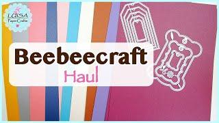 Haul de Beebeecraft  Material para Scrapbook