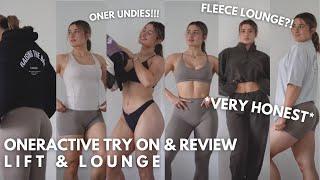 OnerActive try on haul & review  Lift & Lounge launch breakdown  *HONEST*
