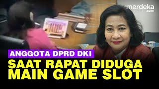 Diduga Main Game Slot di Rapat Anggota DPRD DKI dari PDIP Cinta Mega Buka Suara