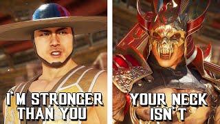 The Most SAVAGE Comeback Roasts Intro Dialogues  Mortal Kombat 11 Ultimate