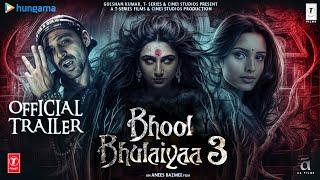 Bhool Bhulaiyaa 3  Official Trailer Kartik AaryanVidya Balan Tripti Dimri Anees Bazmee Concept