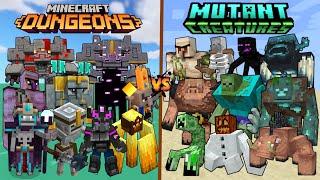 Minecraft Dungeons vs Mutant Creatures - Epic Mob Battle