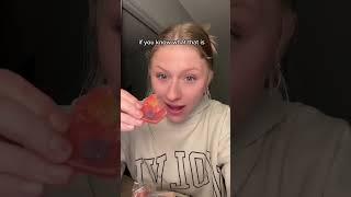 Trying crystal candies #crystalcandy #crunchyasmr #asmr #viralfood #shorts #foodie