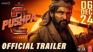 Pushpa 2 The Rule  Official Trailer Allu Arjun  Rashmika Mandanna  Fahadh Faasil  DSP..