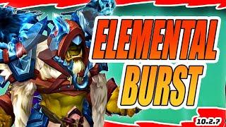 Crazy Burst Elemental Shaman  Wow 10.2.7 Dragonflight  World of Warcraft  PvP Battlegrounds