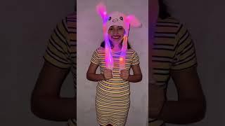 Bunny Hat With LED Light  Avani’s Life #shorts