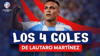 TODOS LOS GOLES DE LAUTARO MARTÍNEZ EN LA FASE DE GRUPOS  CONMEBOL COPA AMÉRICA USA 2024™