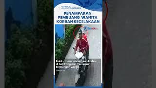 Pria Pelaku Pembuangan Wanita Korban Kecelakaan di Depok Sempat Terekam CCTV Boncengkan Korban