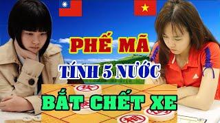 Cờ tướng Phế MÃ tính 5 nước bắt chết XE Ngô Lan Hương hạ  ĐS Trung Quốc