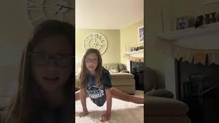 How to do middle splits Thank u for the requests #subscribe #gymnast #gymnastics
