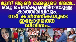 മൂന്ന് ആണ്‍ മക്കളുടെ അമ്മ നടി കാര്‍ത്തികയുടെ ഇപ്പോഴത്തെ ജീവിതം l Actress Karthika Mathew Life Story