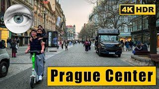 Discover Pragues Heart Walking Tour of the City Center Czech Republic 4K HDR ASMR