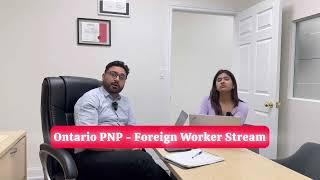 Ontario PNP - Foreign Worker Stream  NO IELTS Required  No LMIA Required  Direct PR Full Video