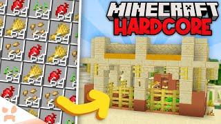 I Built An OP AUTO FOOD FARM In Hardcore Minecraft 1.21 #3