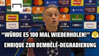 Ich würde es 100 Mal wiederholen Enrique steht zu Dembélé-Degradierung