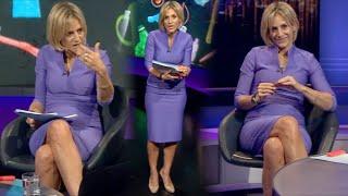 Emily Maitlis  Tight Lilac Dress