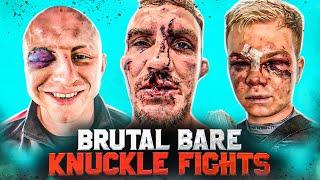 MOST BRUTAL Bare Knuckle Fights Ever  50 Moments Of Carnage & Knockouts
