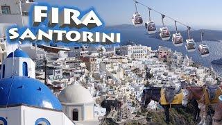 Fira - Santorini  Greece 4K