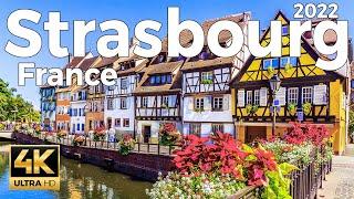 Strasbourg 2022 France Walking Tour 4k Ultra HD 60 fps - With Captions