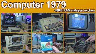 Computer 1979  48KB müssen reichen ⭐ Atari 800 Rückblick nach 40 Jahren  kein Commodore C64 