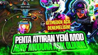 WİLD RİFTİN EN İYİ MODU GERİ GELDİ RURFDA PENTA ATTIM BU MODU OYNAYAN AŞIK OLUCAK WİLD RİFT RURF