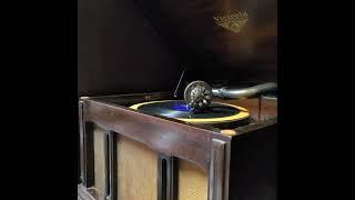 長門 美保 宵待草 1939年 78rpm record. Victor VV 1 ｰ 90 phonograph.