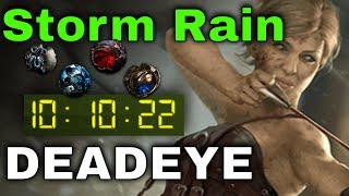 4 Stone in 10 Hours with a 4Link - Storm Rain Deadeye League Starter PoE 3.24 for PoE 3.25