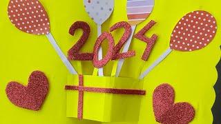 Happy New Year 2024 Special card  #riyascreativecorner #happynewyear2024  #shorts #trending #viral