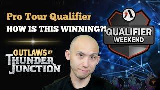HOW IS THIS WINNING?  Pro Tour Qualifier  Outlaws Of Thunder Junction Sealed  MTG Arena